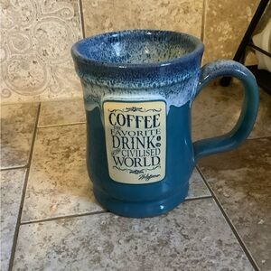 Deneen Pottery “Coffee the Drink of the Civilised World” Thomas Jefferson Mug